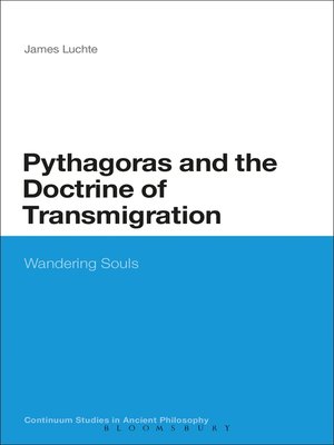 cover image of Pythagoras and the Doctrine of Transmigration